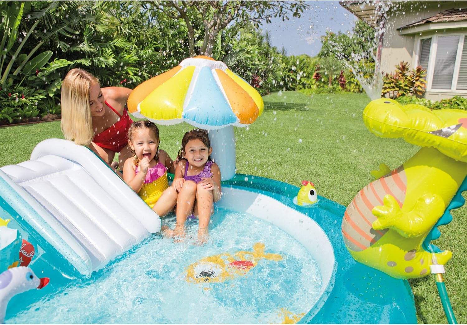 intex gator play center