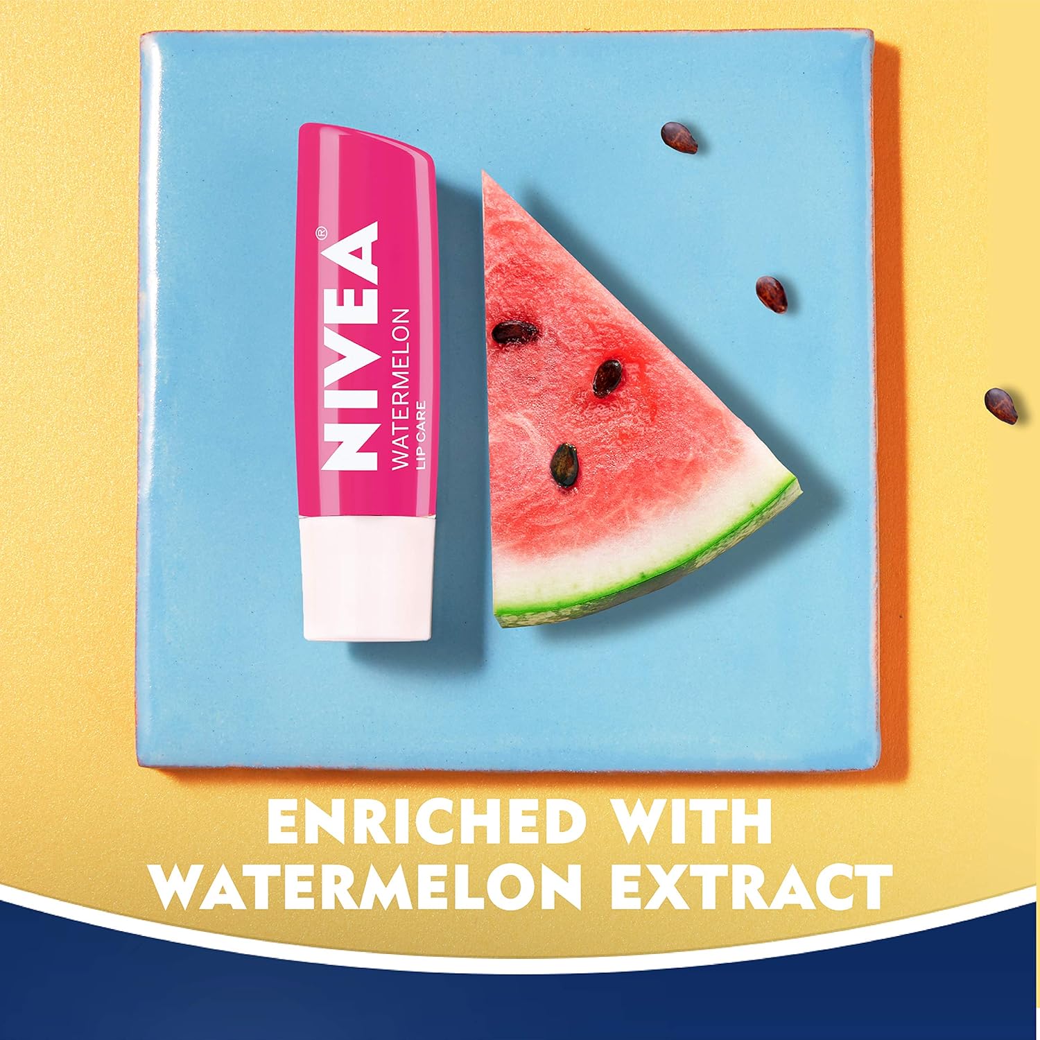 NIVEA Lip Care Fruit Variety Pack - Tinted Lip Balm for Beautiful, Soft Lips - Pack of 4 : Beauty