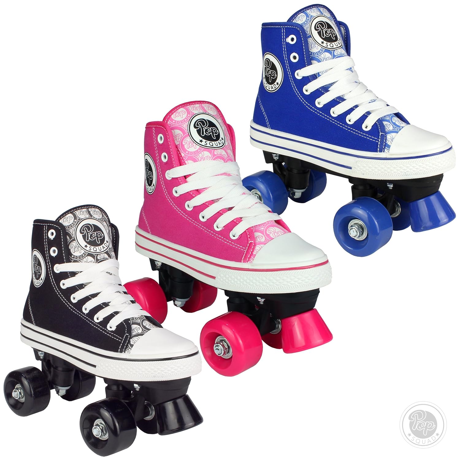 Pop Squad Midtown Girls and Boys Roller Skates Blue Sports & Outdoors
