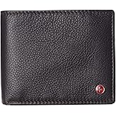 Alpine Swiss Mens Wallet for Men | RFID Protected Leather Mens Wallet | Spencer Bifold with Divided Bill Section | Gift Box | 2 ID Windows | 14 Card & Storage Pockets for Organization