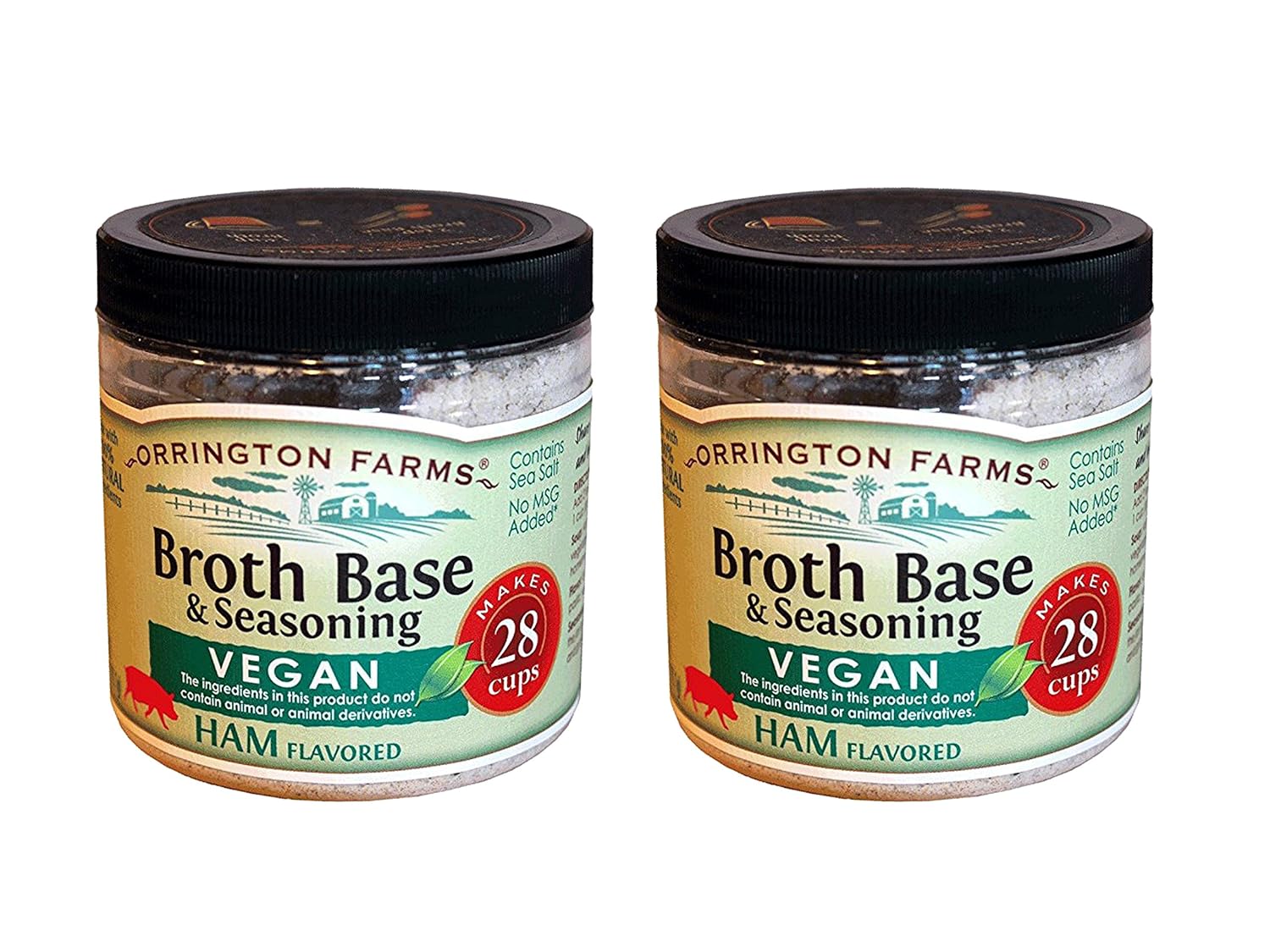 Set of 2 Orrington Farms Ham Flavored Vegan Broth Base