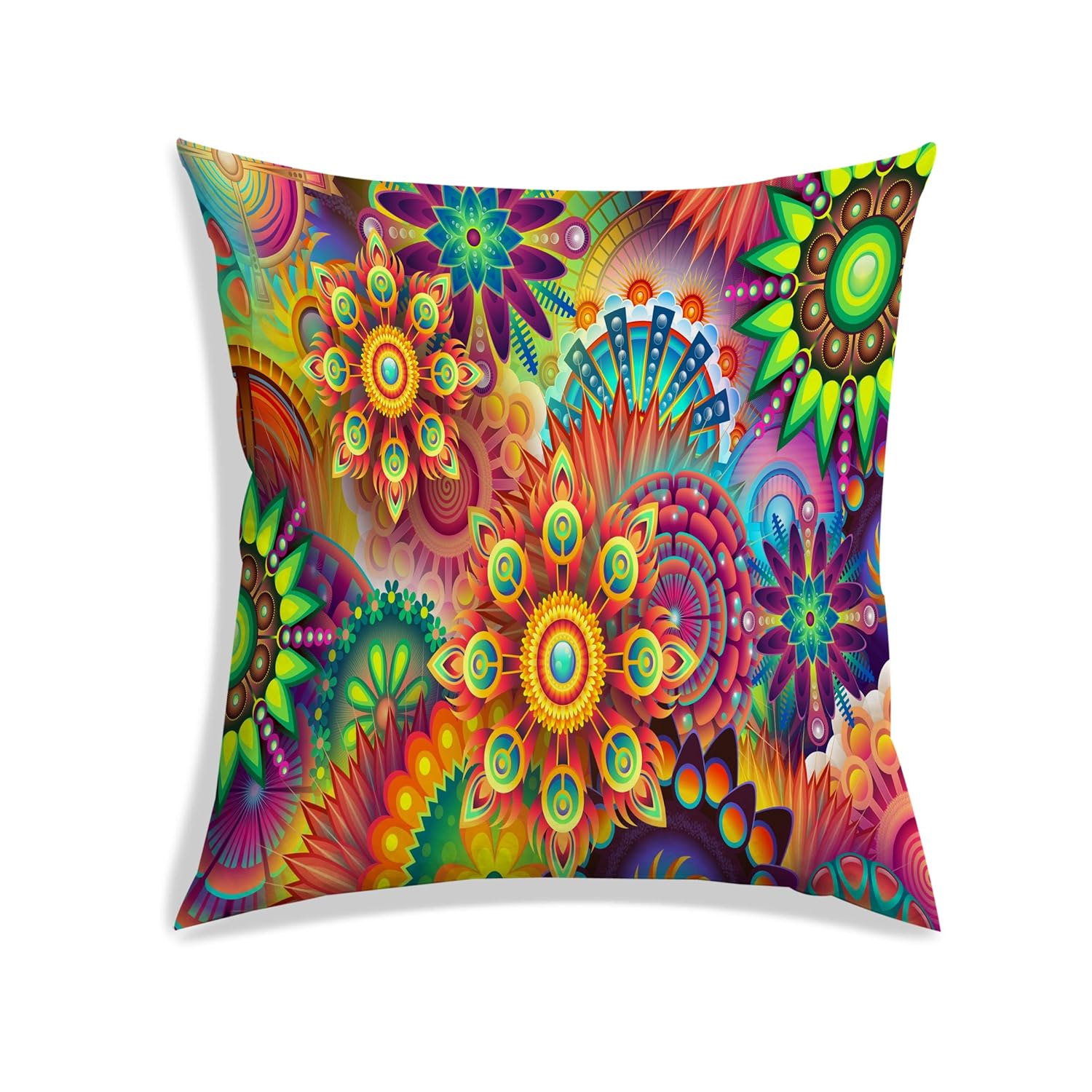 Buy RADANYA Abstract Digital Printing Designer Decorative Throw Pillow