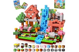 MAGNETOPIA 100PCS Magnetic Blocks - Magnetic Blocks for Kids Ages 3 4 5 6 7 8, Stacking Magnets for Kid, Magnetic Building Block for Kids Ages 4-8, Birthday Gifts for 3-10 Year Old Boys Girls, STEM Learning Toy