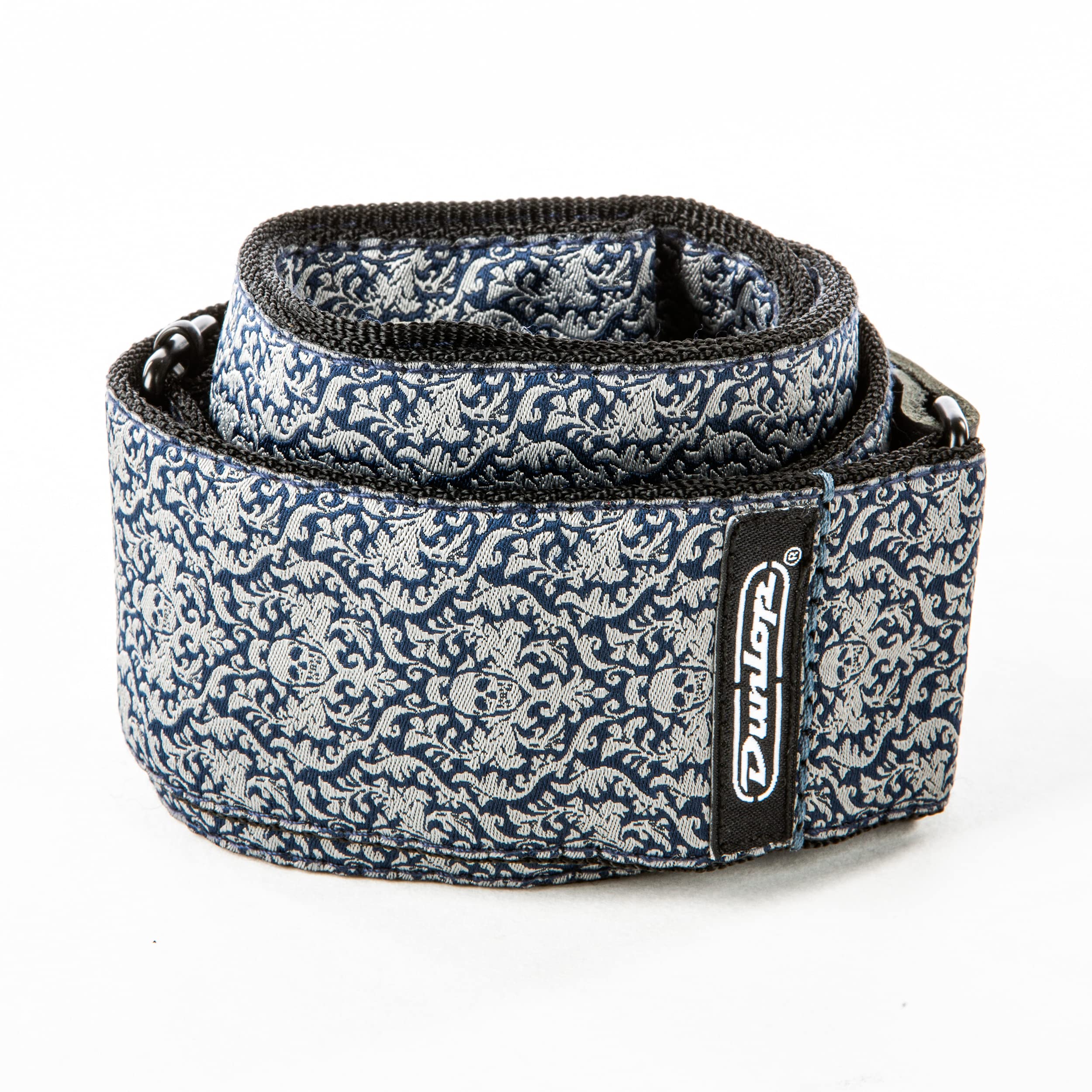 Dunlop Guitar Strap Jacquard Jacquard Blossoms of Skull Strap