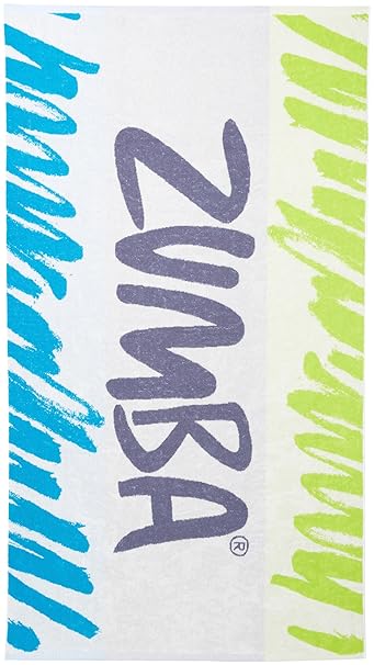 Zumba Fitness A0a00403 Serviette De Plage Blanc Cassé Taille