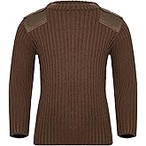 Fort Workwear Youth Crew Neck Commando Sweater - Military-Style Pullover - Little Kid and Big Kid Sizes