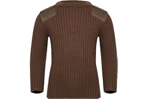 Fort Workwear Youth Crew Neck Commando Sweater - Military-Style Pullover - Little Kid and Big Kid Sizes