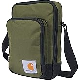 Carhartt Crossbody Zip Bag, Durable, Adjustable Crossbody Bag with Zipper Closure for Men and Women