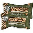 Swiss Safe 6 Inch Israeli Bandages Trauma Kit - Sterile Elastic Compression Bandage - Emergency Military IFAK - HSA & FSA Eligible - 6 inch, 2-Pack