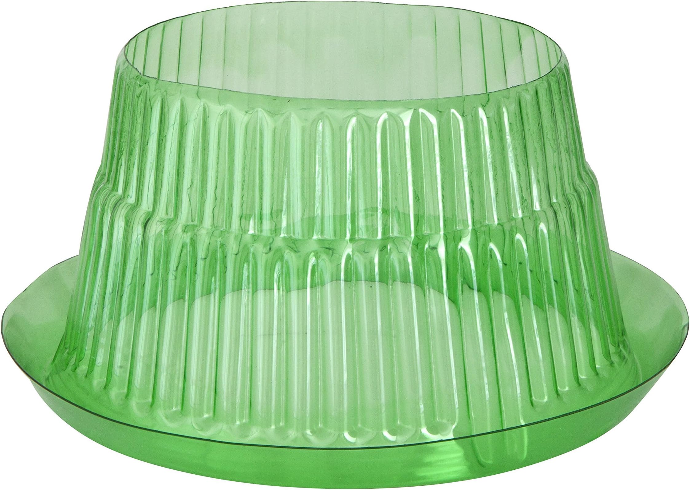 Windhager snail protection ring, snail defence, pack of 6, diameter 23 cm, green, to ward off snails, protects plants from animal bites.