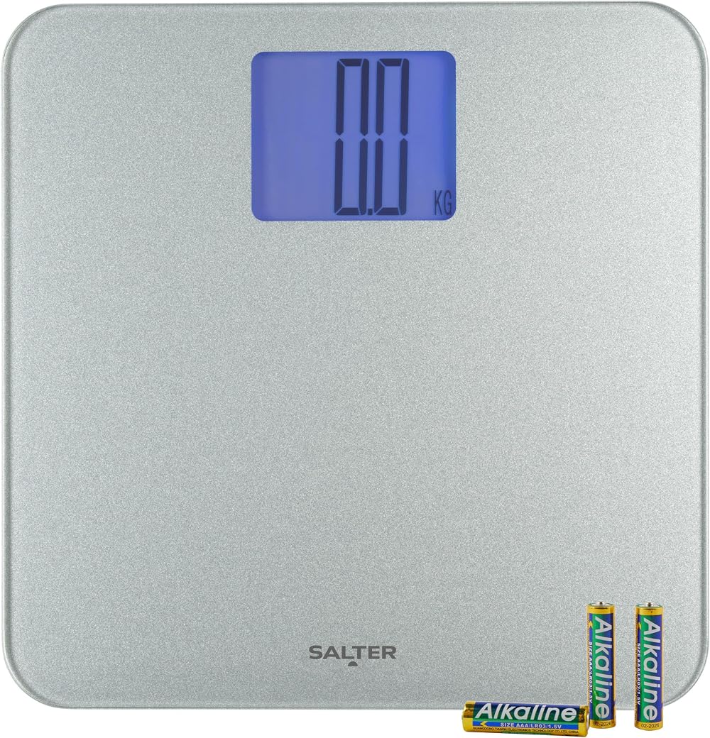 Salter Max Digital Bathroom Scale Supersize LCD 250 kg Capacity