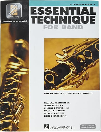 Amazon Com Hal Leonard Essential Technique 2000 For B Flat Clarinet Book 3 With Cd Hal Leonard Musical Instruments