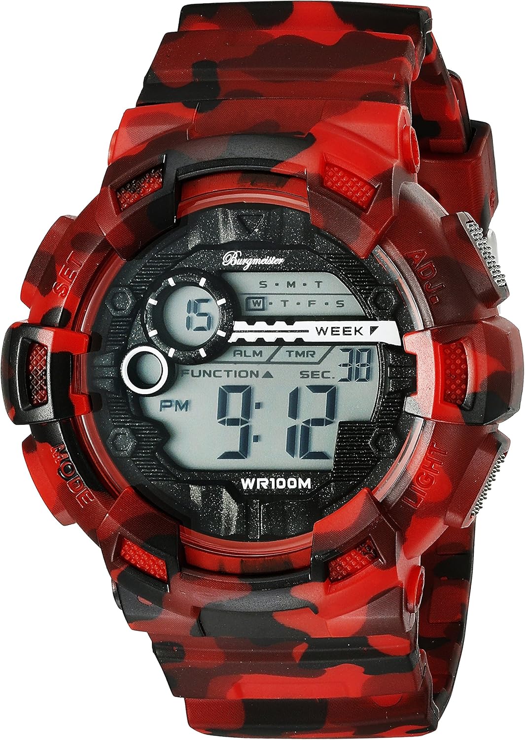 digital watch red display