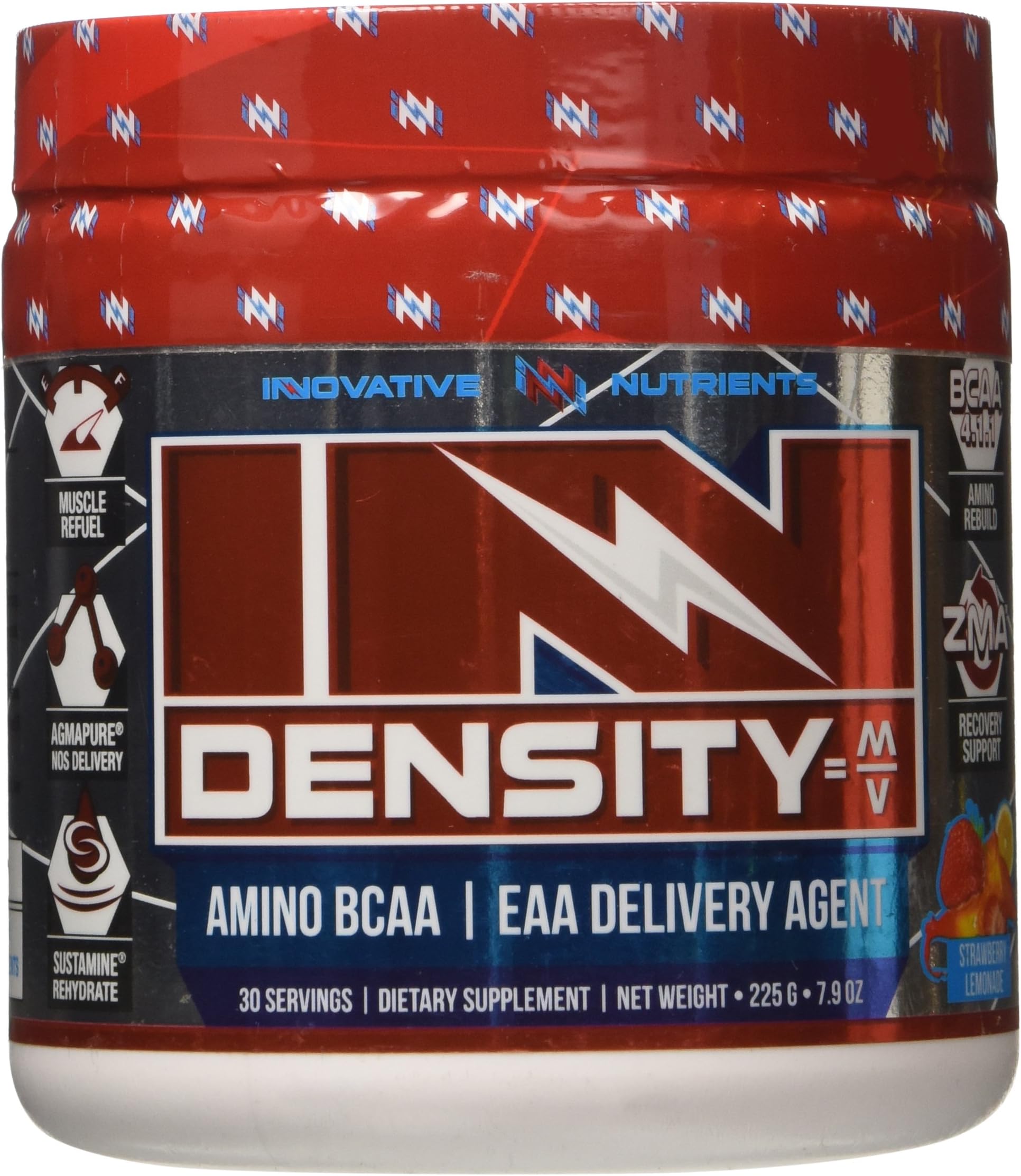 Innovative Nutrients Inndensity Amino Delivery BCAA-EAA Blend, 225 Gram