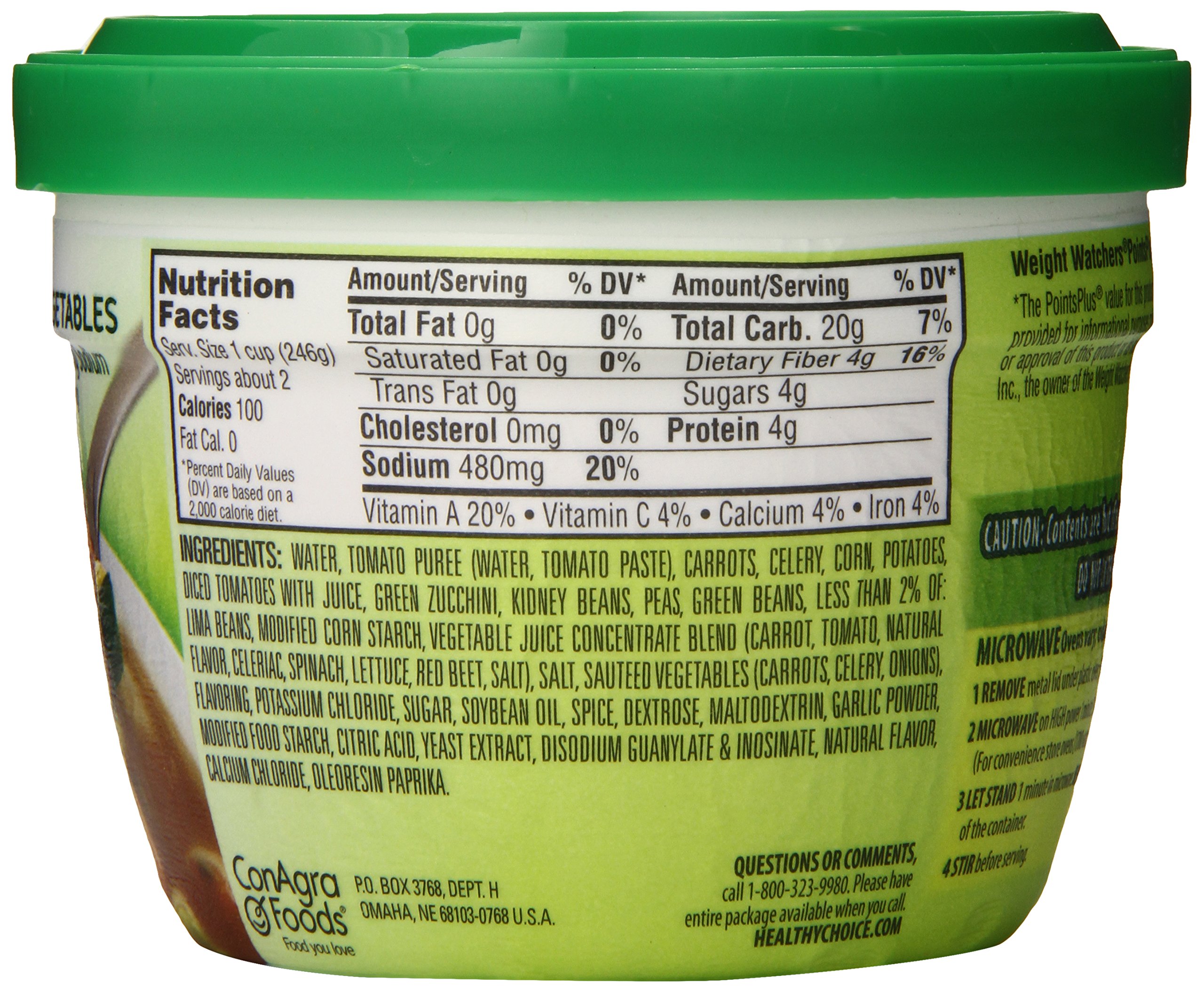 Healthy Choice Country Vegetable Soup Nutrition - Nutrition Pics