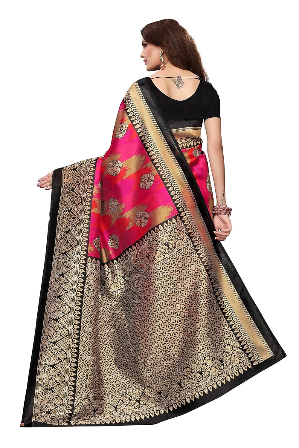 anni designer mysore silk saree with blouse piece