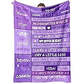 Christmas Bestie Gifts,Bestie Gift,Best Friends Birthday Gifts for Women,Friendship Gifts for Friends,Bestie Gifts for Women,Best Friend Happy Birthday Gifts,Gifts for Bestie Christmas Blanket 50"x60"
