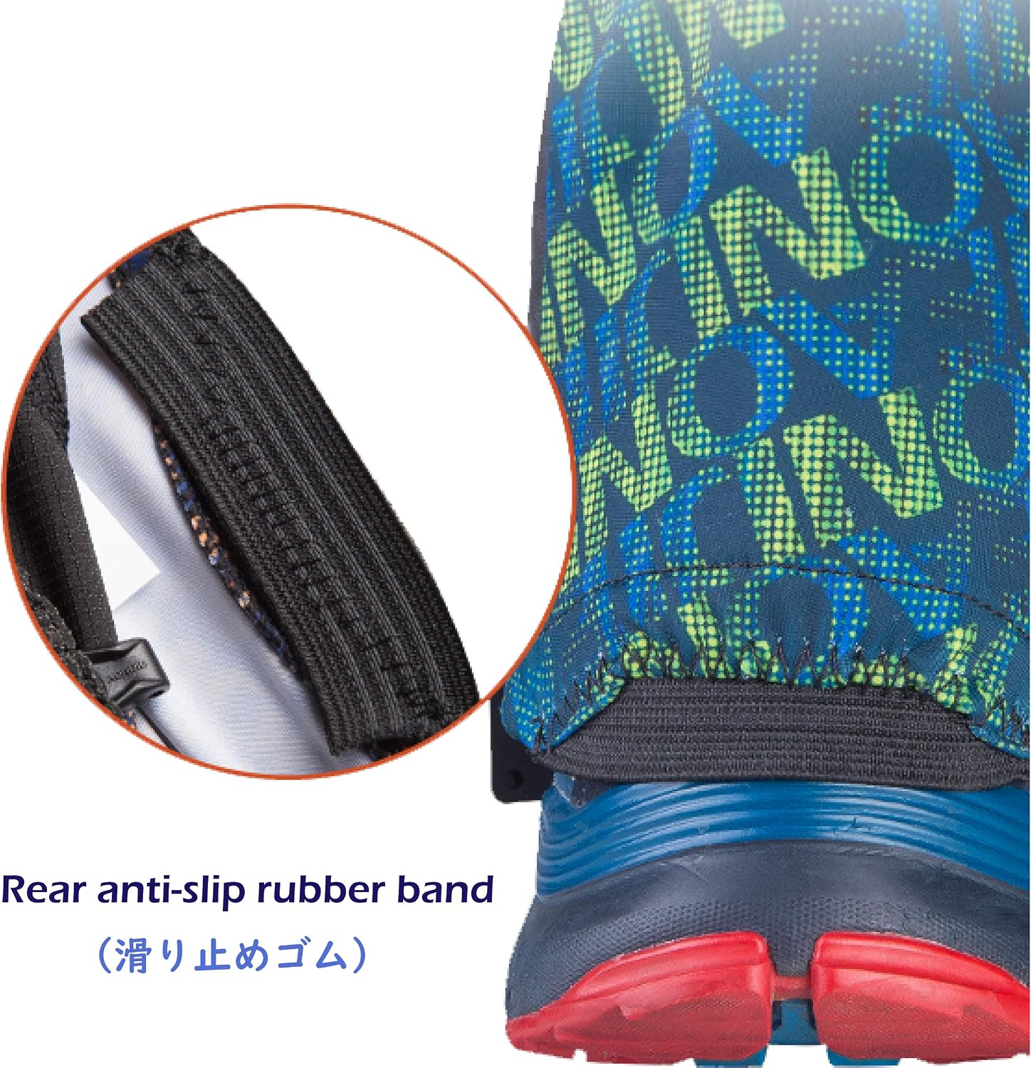 TRIWONDER Trail Gaiters for Men Women Hiking Gators Sandproof Leg Ankle Gaiters for Walking Running (Blue) - Image 5