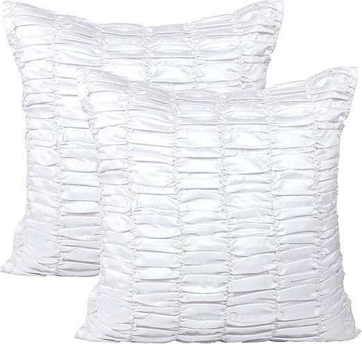 white ruched