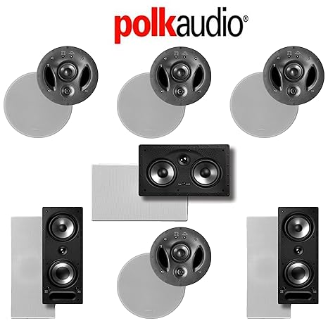 Amazon Com Polk Audio 700 Ls 7 0 Ch Vanishing Ls Series In Wall