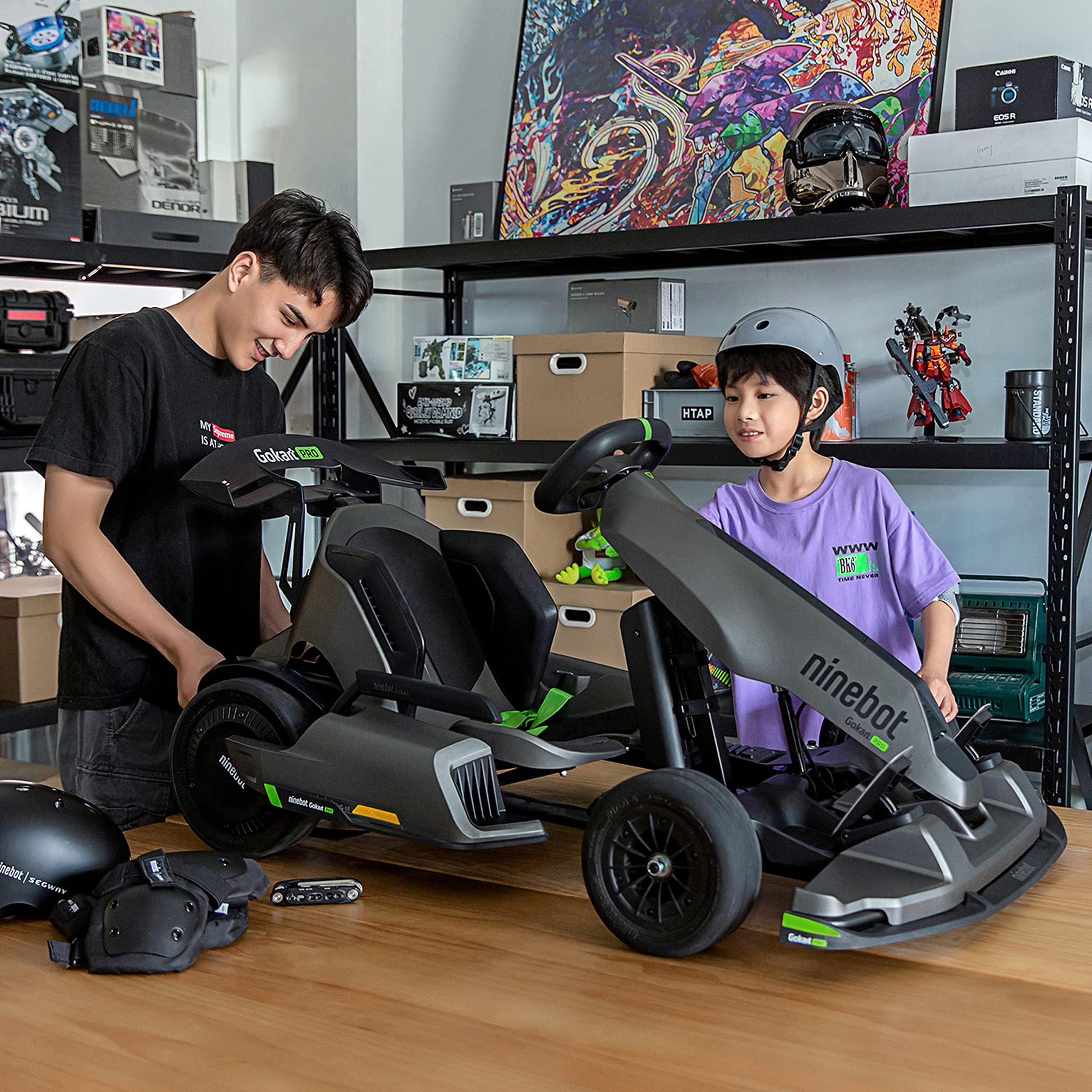 Segway Ninebot Gokart Pro and Gokart Pro 2, Electric Go Kart with Enhanced Safety Features, High-Speed Racing and Immersive Gaming Combo, Ultimate Drift Experience for Ages 14+, Up to 15.5 Miles