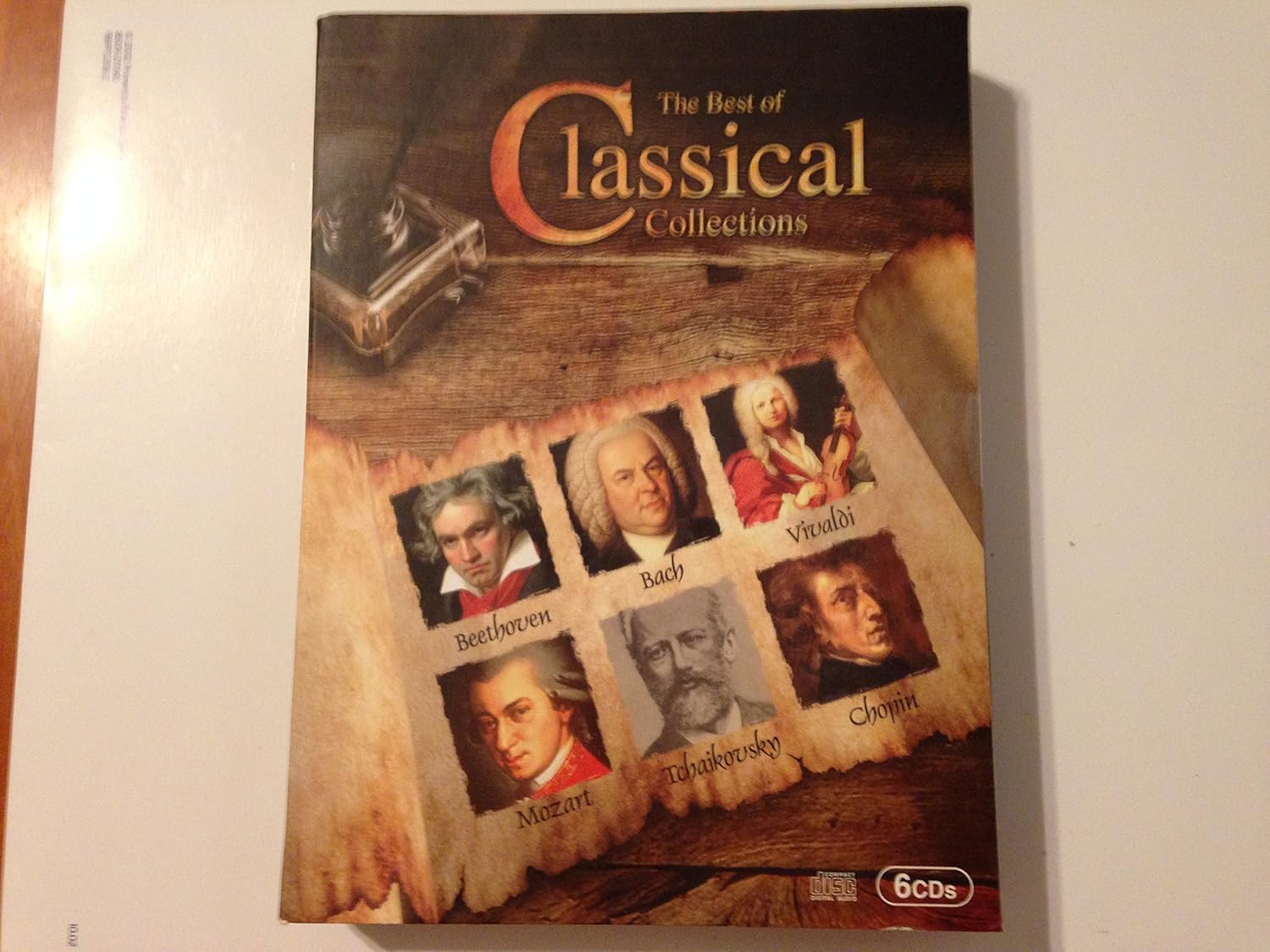Beethoven Mozart Bach Tchaikovsky Vivaloi Chopin The Best Of Classical Collections 6 Cd Set Amazon Com Music
