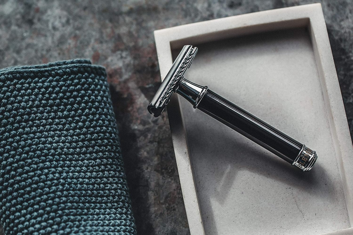 Percy Nobleman Safety Razor. No blades included, Black - Image 5