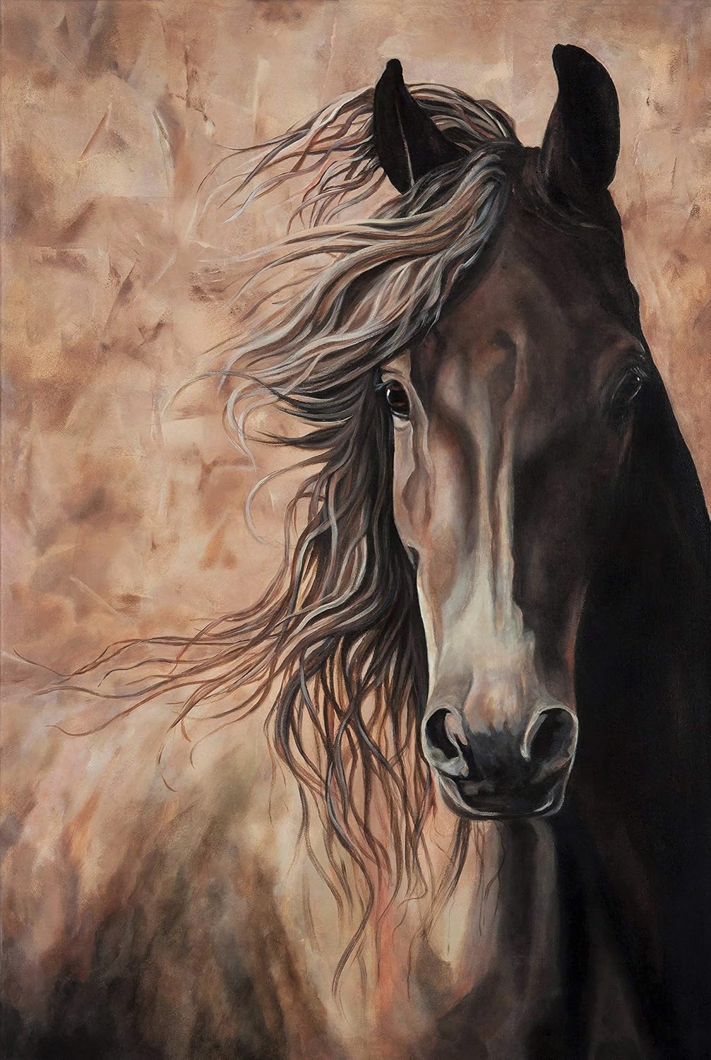 Amazon.com: WISDOM II - Horse Print 20 X 30 inch From Acrylic Horse