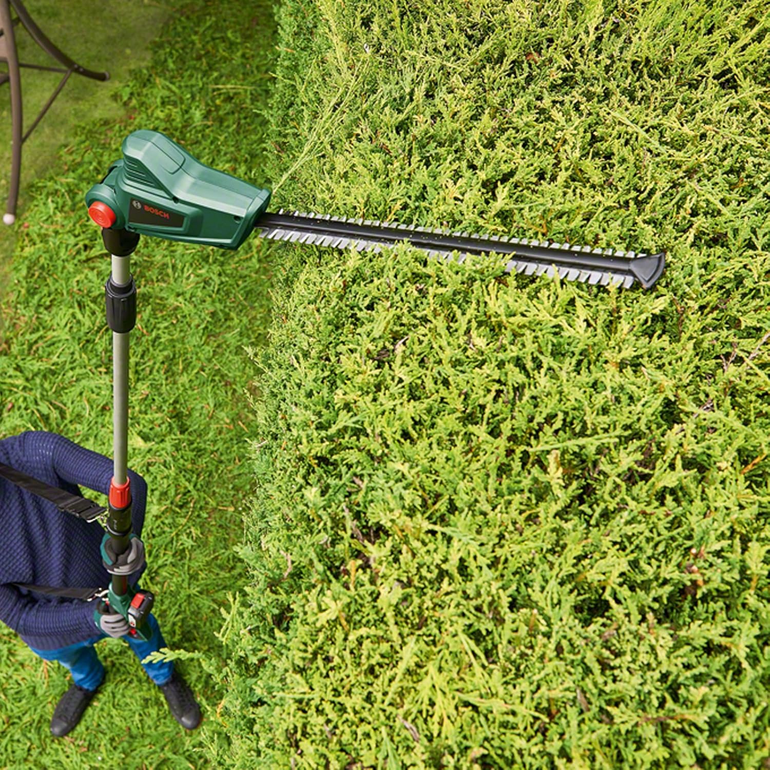 Bosch Universalhedgepole 18v Cordless Telescopic Pole Hedge