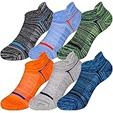 Kids Boys Ankle Socks Low Cut Athletic Cotton Sport Socks For Little Boys 6 Pairs