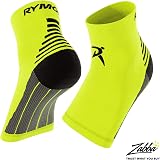 Rymora Foot Compression Socks Sleeves Neon Yellow Large 25-29cm Arch view 9