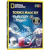 NATIONAL GEOGRAPHIC Magic Chemistry Set - Perform 10 Amazing Easy Tricks with Science, Create a Magic Show with White Gloves 