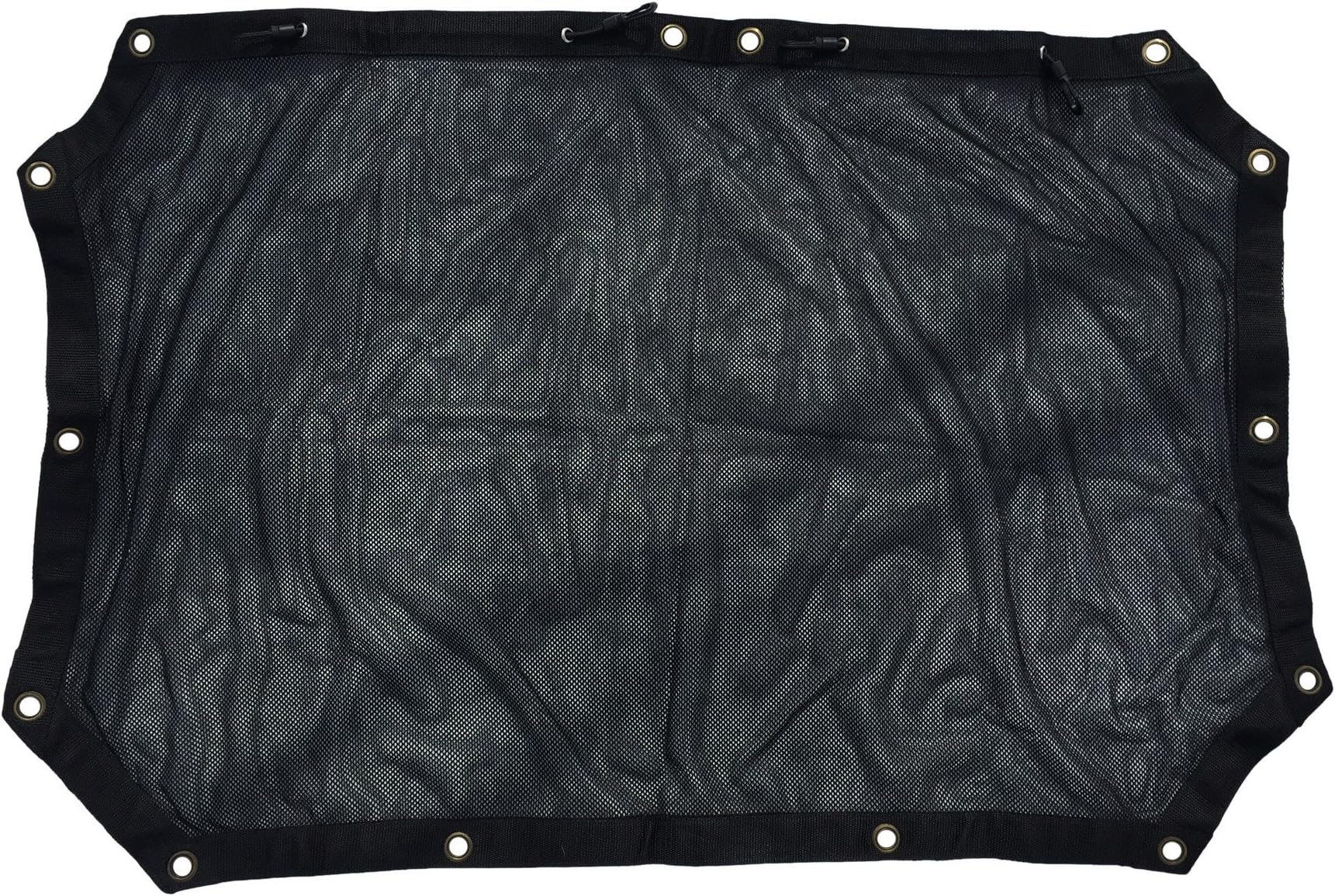 Top Sunshade for Jeep Wrangler JK 2-Door or JKU 4-Door (2007-2018) by Wild Wolf Pack – Includes Installation Instructions and Video - Mesh Shade Provides UV Protection