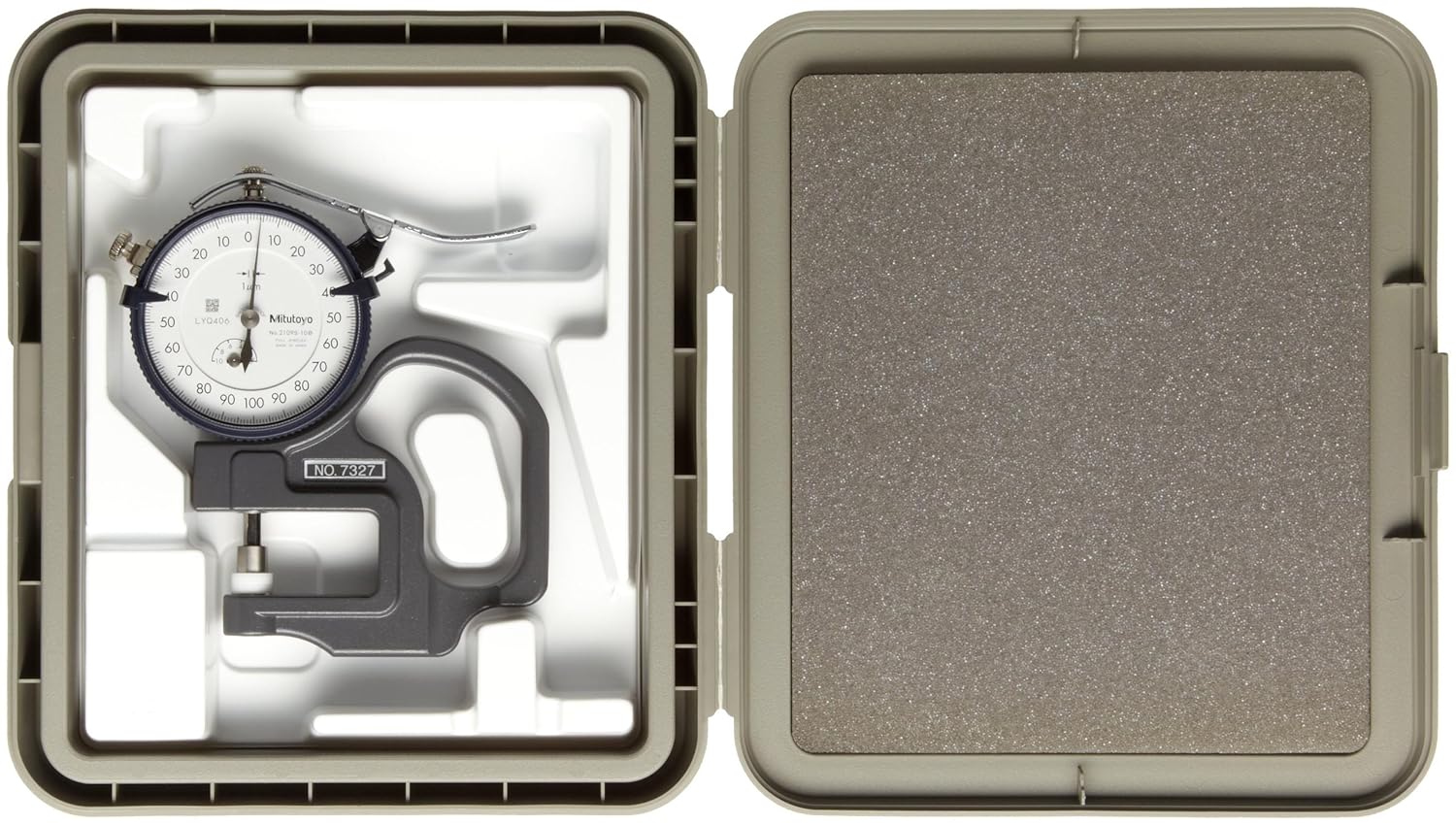 Mitutoyo 7327 Dial Thickness Gage +/5 micrometer Accuracy Standard