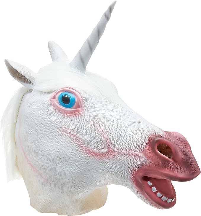 Accoutrements Magical Unicorn Mask Clothing