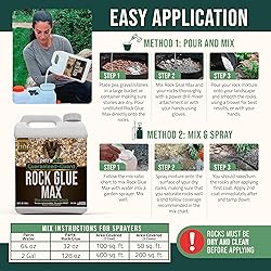 PetraMax Rock Glue for Landscaping, Rock Glue for