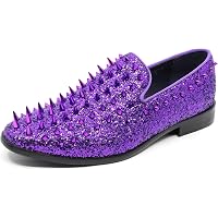 Amazon.com | Men's Fashion Smoking Sparkly Glitter Sequin Dress Tuxedo  Loafers Slip On Shoes SM-04 (Blue, us_Footwear_Size_System, Adult, Men,  Numeric, Medium, Numeric_6_Point_5) | Loafers & Slip-Ons