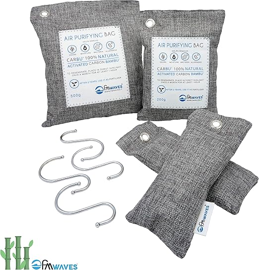 FMwaves CARBU Bolsa Purificadora de Aire | Absorba la Humedad ...