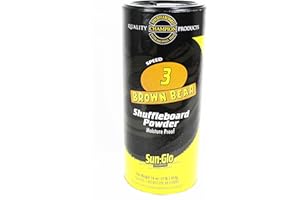 Sun-Glo Speed 3 (Brown Bear Wax) Shuffleboard Table Powder, 16 oz. Can