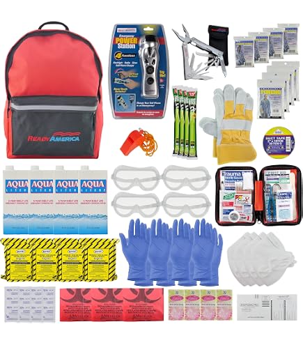 Deluxe 4-Person Earthquake Survival Kit - Emergency Honey Bucket With Food, Water & First Aid - View #13