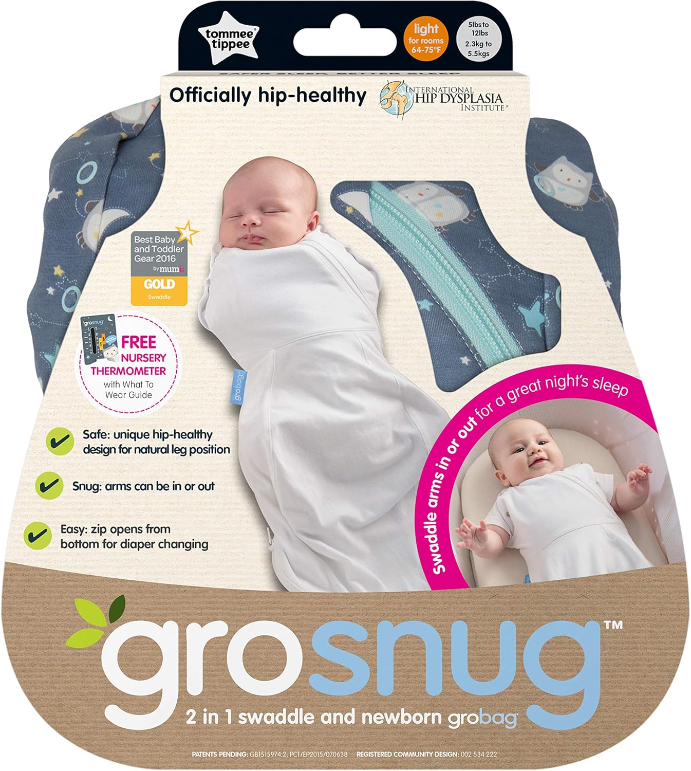swaddle grobag newborn