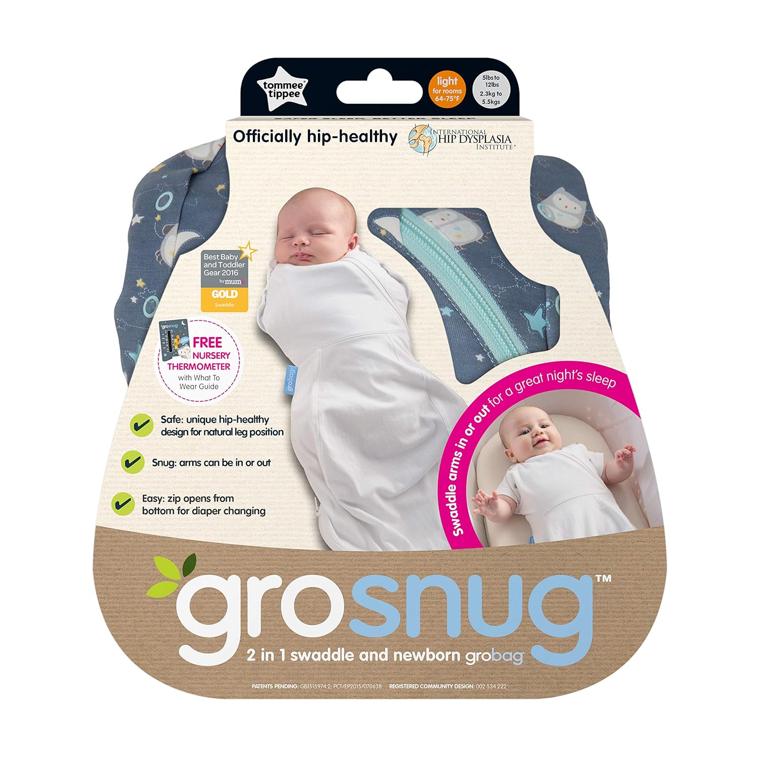 grobag swaddle newborn