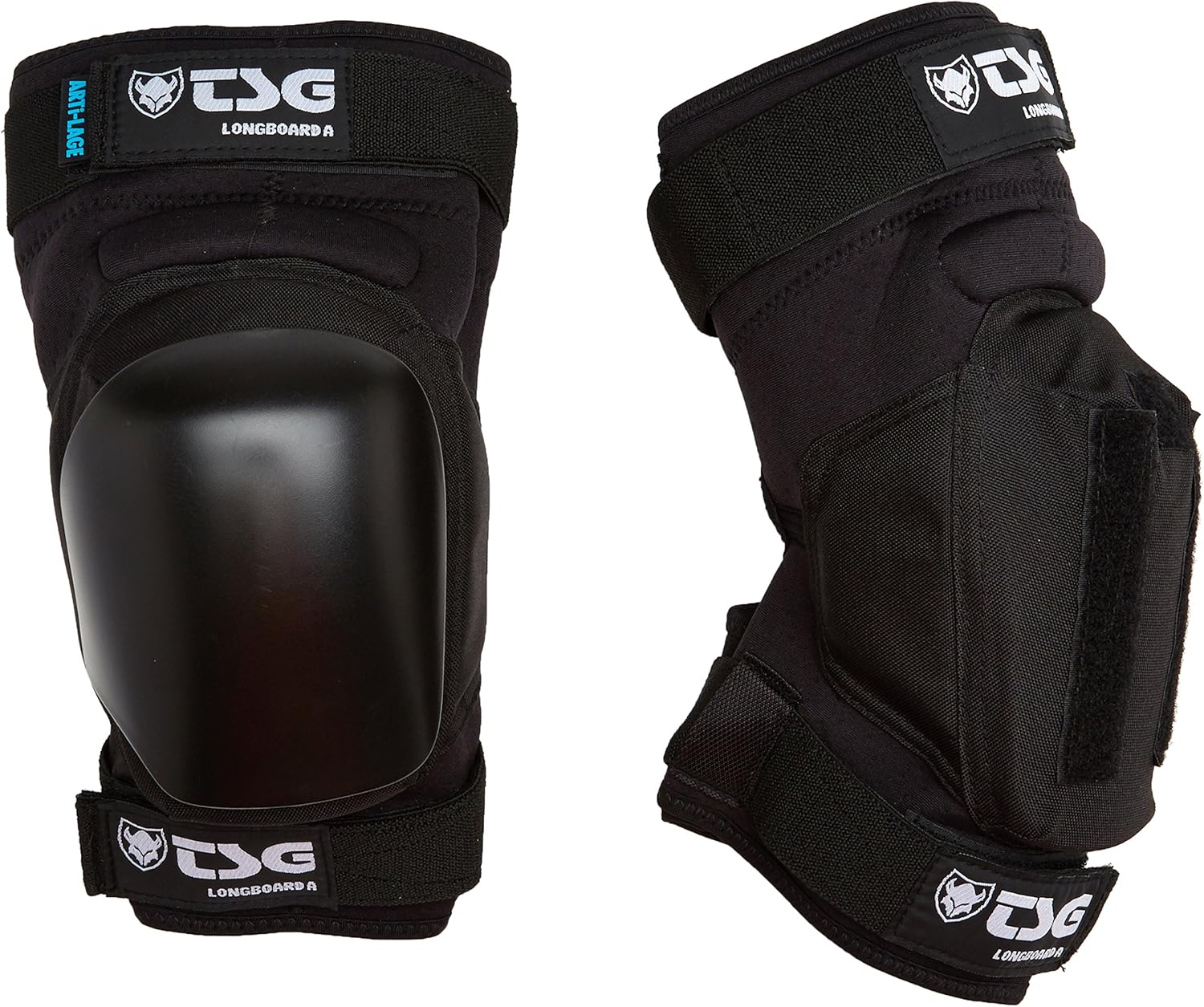 TSG Kneepad Longboard A Pads for Skateboard (Black, XL) Knee Pads
