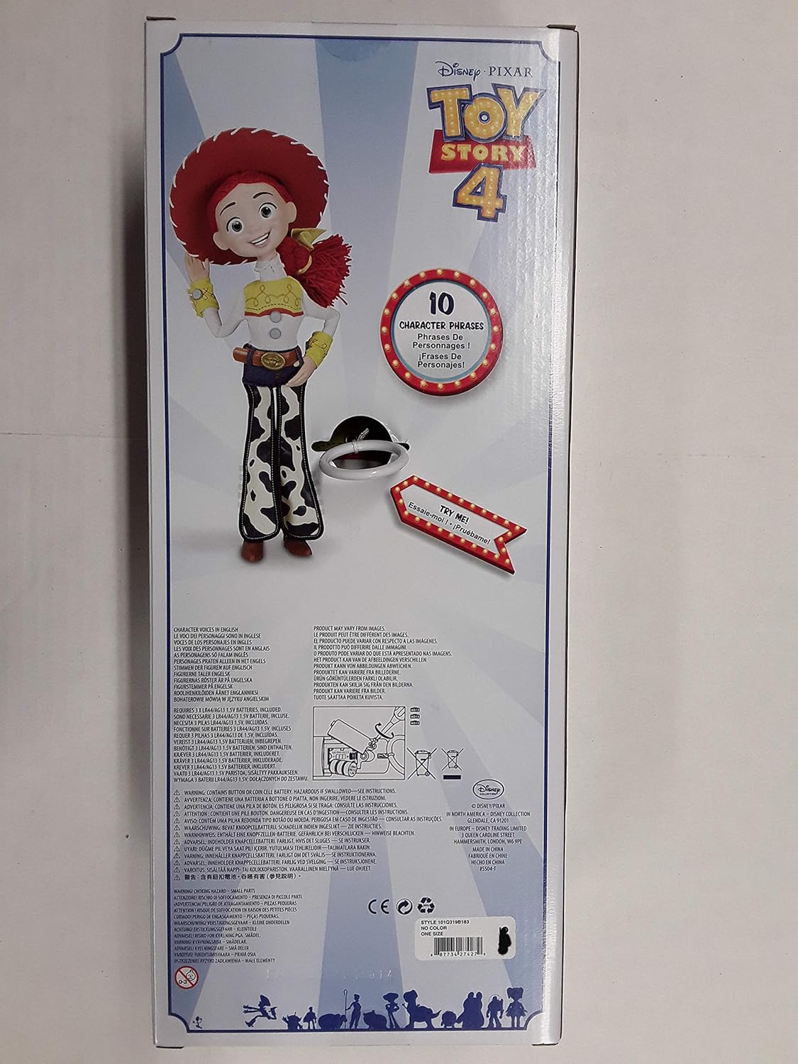 disney collection jessie talking action figure