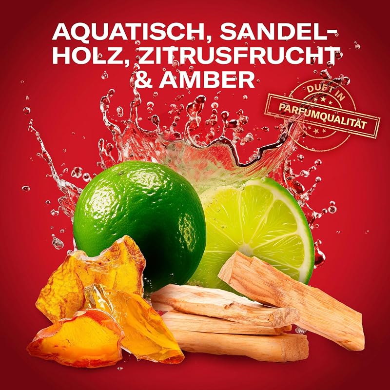 Whitewater 3-in-1 Mehrzweck-Shampoo für Haar, Gesicht und Körper 1000 ml, langanhaltende Frische, Duft von Parfümqualität, Tiefenreinigung
