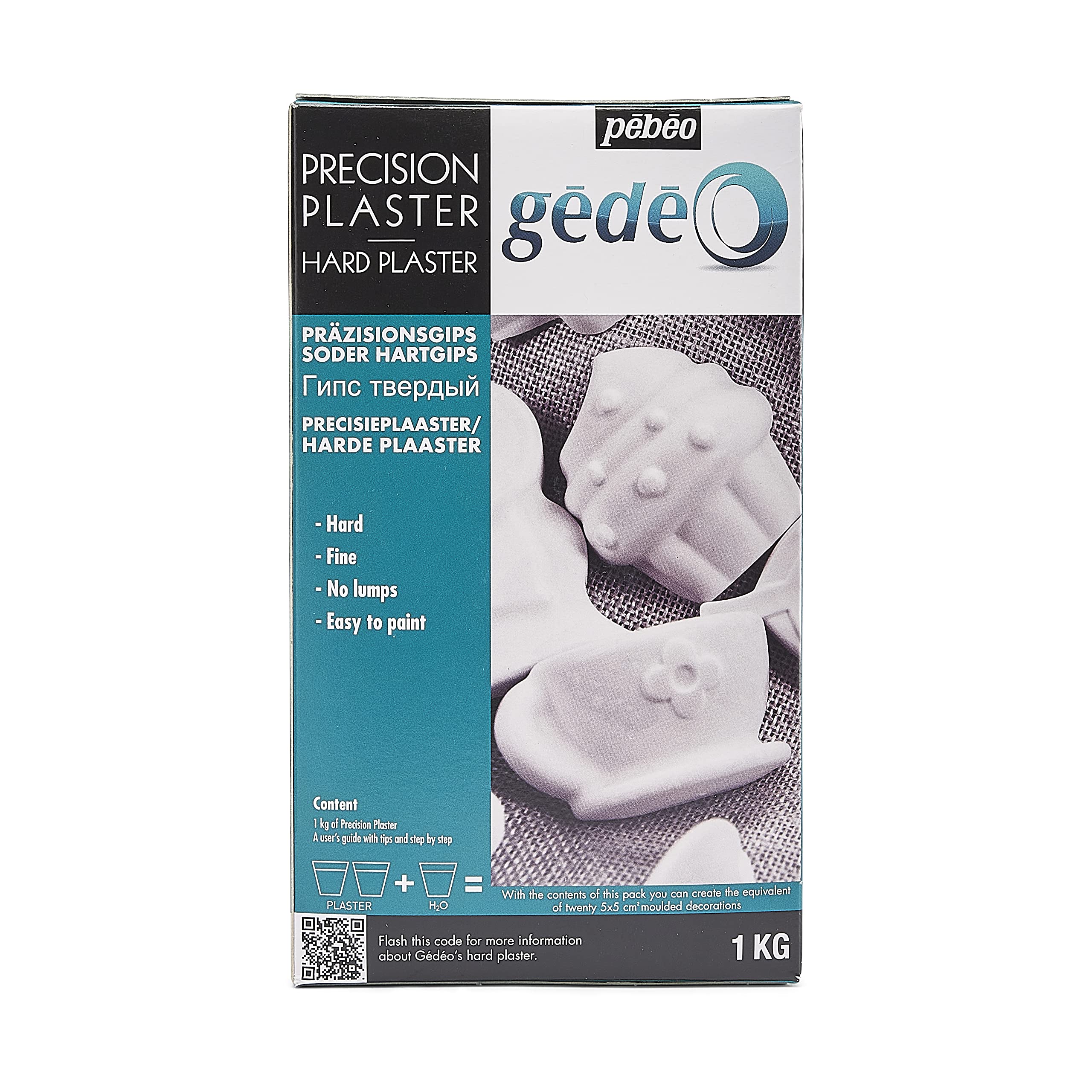 GEDEO Hard Plaster 1 kg, QPA314, White