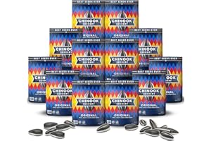 Chinook Seedery Roasted Jumbo Sunflower Seeds - Keto Snacks, Gluten-Free, Non-GMO, Original Flavor 4 oz (12-Pack)