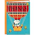 Hallmark Peanuts Thank You Cards, Snoopy in Hot Air Balloon (20 Cards with Envelopes)