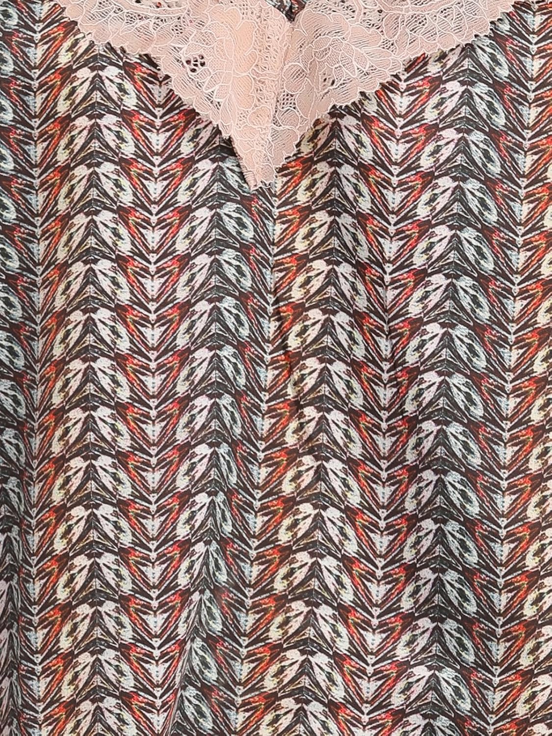 clovia women's satin printed spaghetti top & shorts set