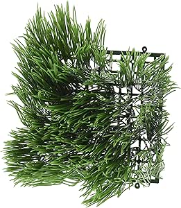 Living Whole Foods Artificial Wheat Grass- Fake Soft PVC Plastic Decorative Wheatgrass: Ornamantal Flower Arranging &amp; Home Decor - 6"x6"x4"
